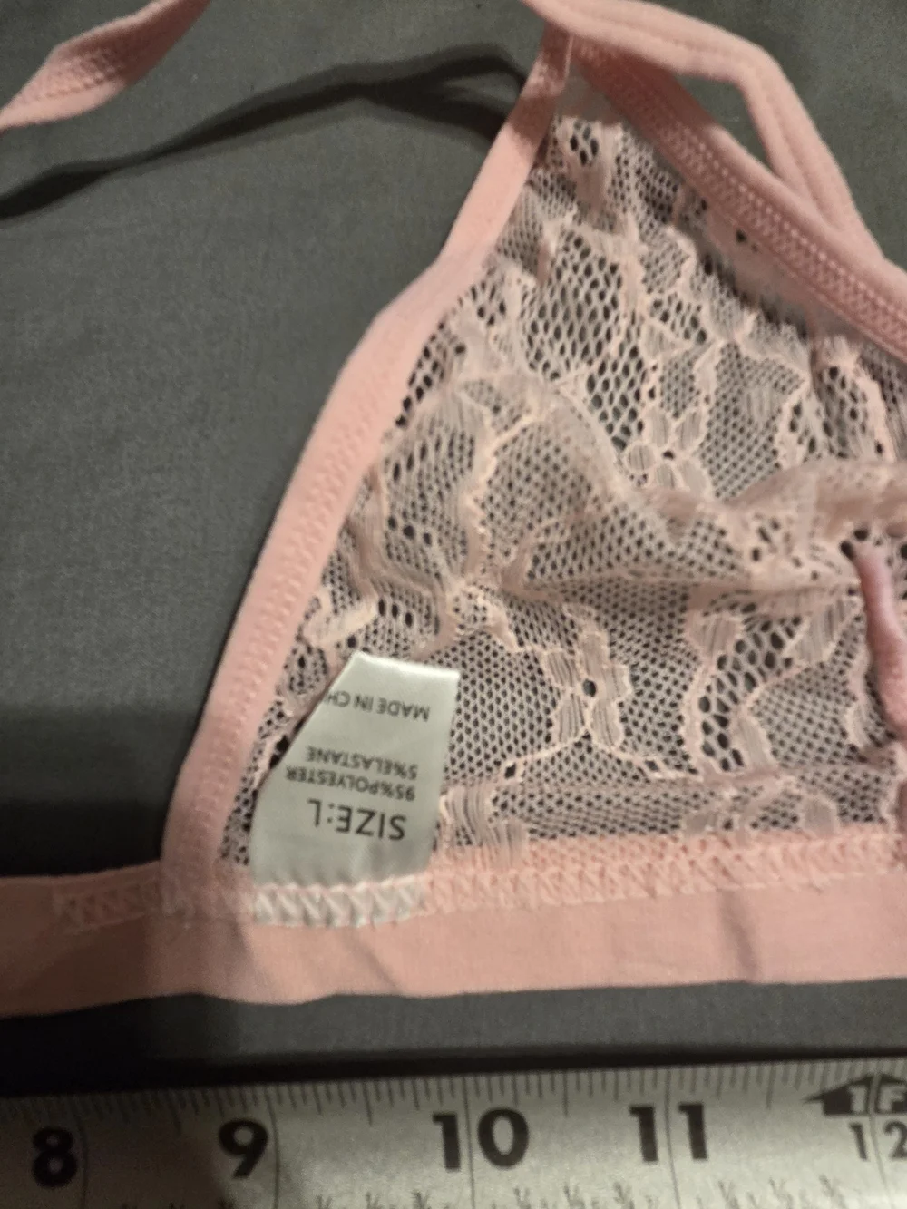 NWOT Pink Lace Bralette & Thong Set - Women's Intimates